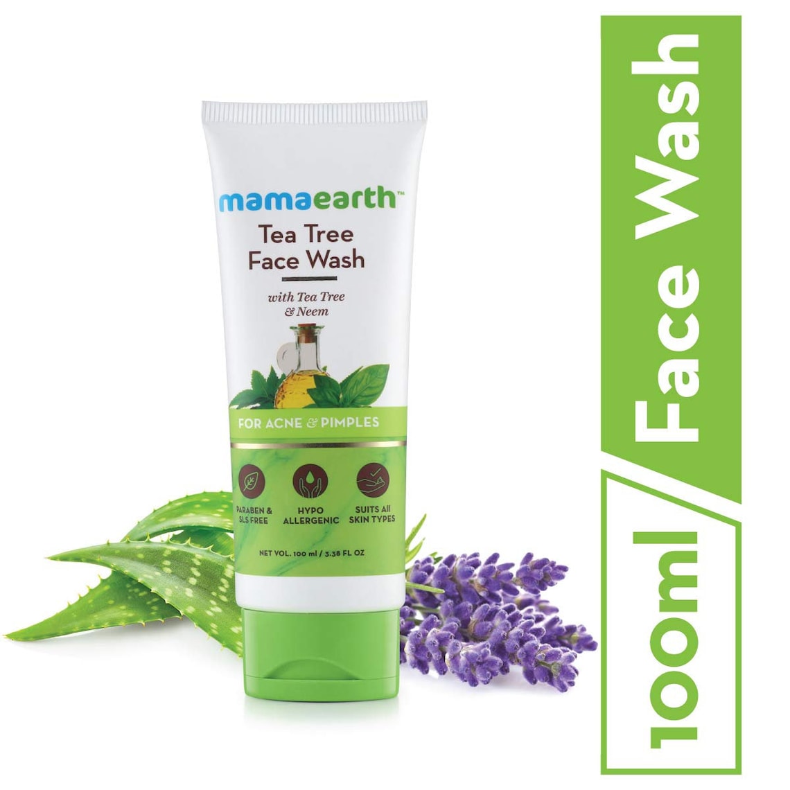 Mamaearth Tea Tree Natural Face Wash for Acne & Pimples Wash Etsy