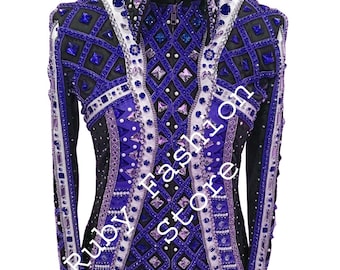 Western Women Black Base Showmanship Jacket