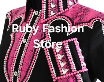 Western Show Shirt: Stretchable Rodeo Queen Shirt