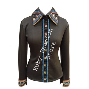 Western Women Black Base Shirt