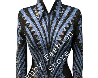 Western Women Black Base Showmanship Jacket