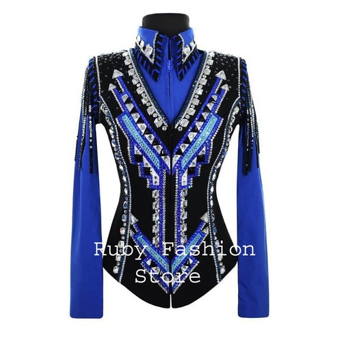 Veste Western Show Pour Concours équitation – Sara Fashion – Neuf, Fabriqué En Inde