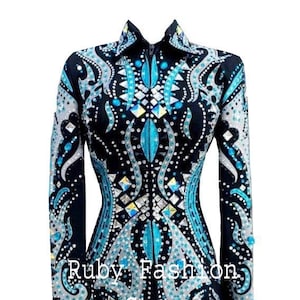 Aquamarine Western Custom Showmanship Jacket