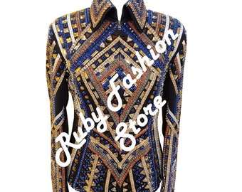 Women Western Custom Showmanship Jacket