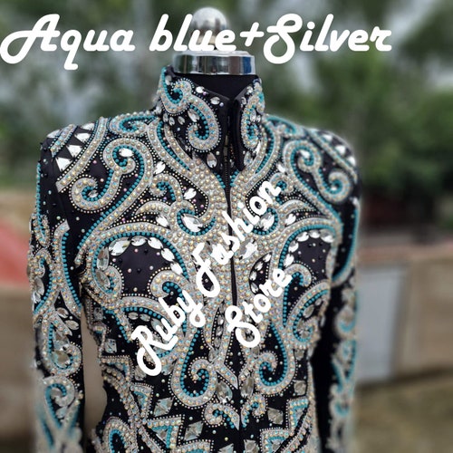 Aquamarine Western Custom Showmanship Jacket Etsy