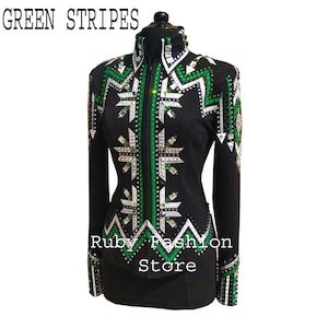 Western Custom Rodeo Queen, Showmanship, Horsemanship , Western Pleasure Show Shirt & Women Rail Jacket.