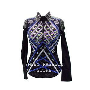 Western Custom Rodeo Queen, Showmanship, Horsemanship , Western Pleasure Show Shirt & Women Rail Jacket.