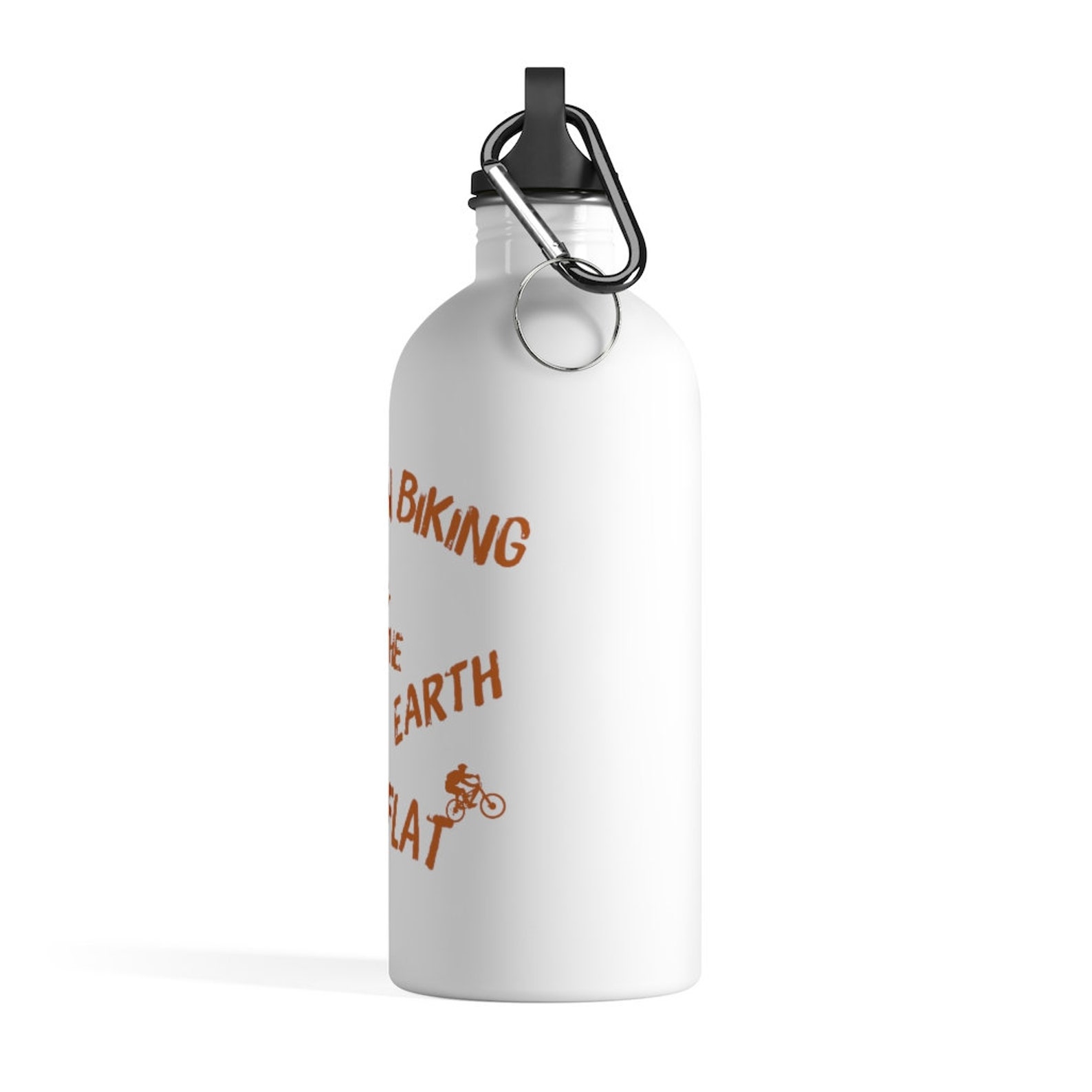 Mountain Biking Stainless Steel Water Bottle Etsy