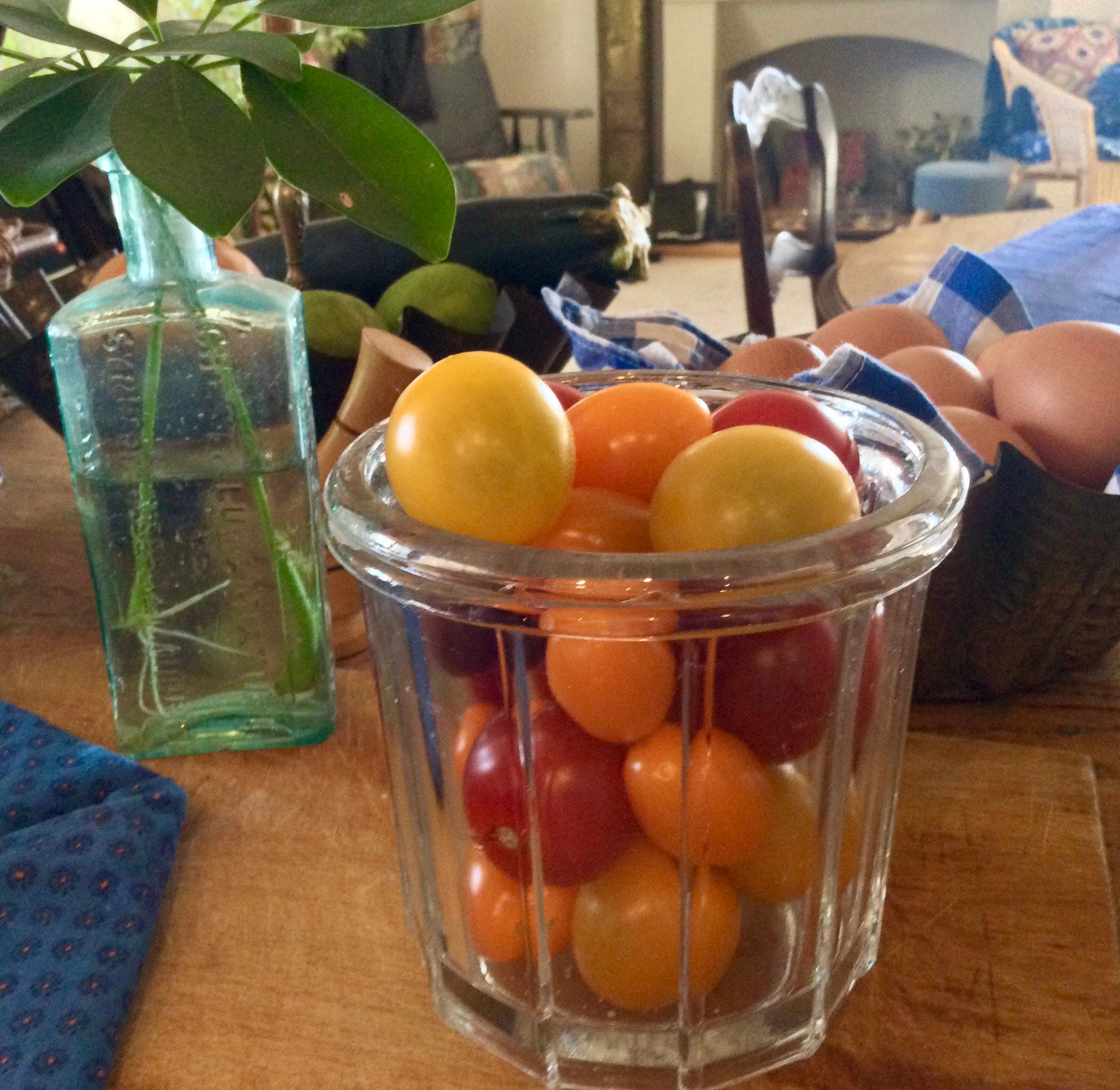 Français Pots de Confiture en Verre à Facettes Antiques ou Vintage, Magnifiquement Volumineux, Polyv