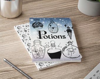 Potions notebook - couverture souple format A5 - carnets magiques et fantastiques