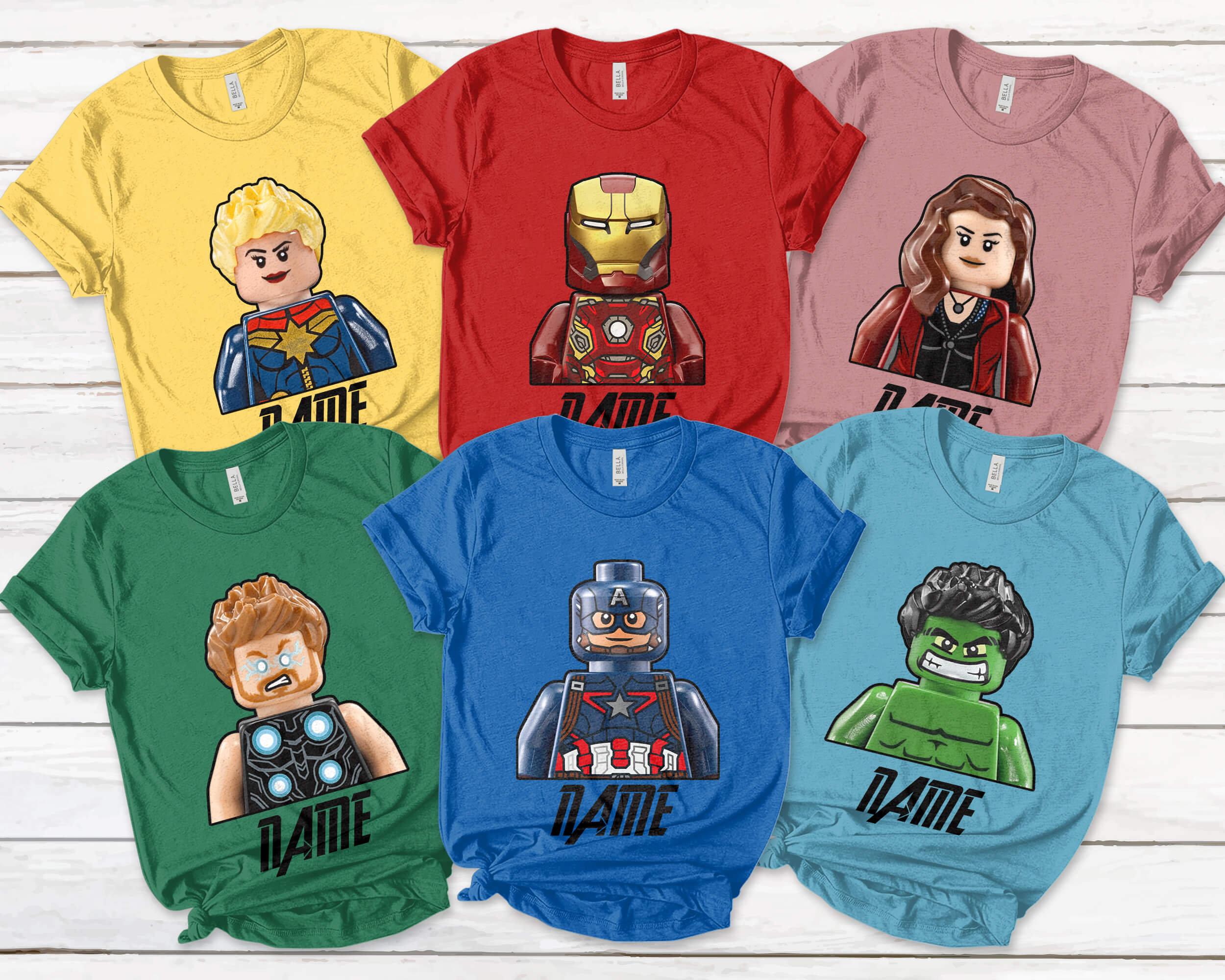 Personalized building block shirt, Building Blocks Family,Building Bl…