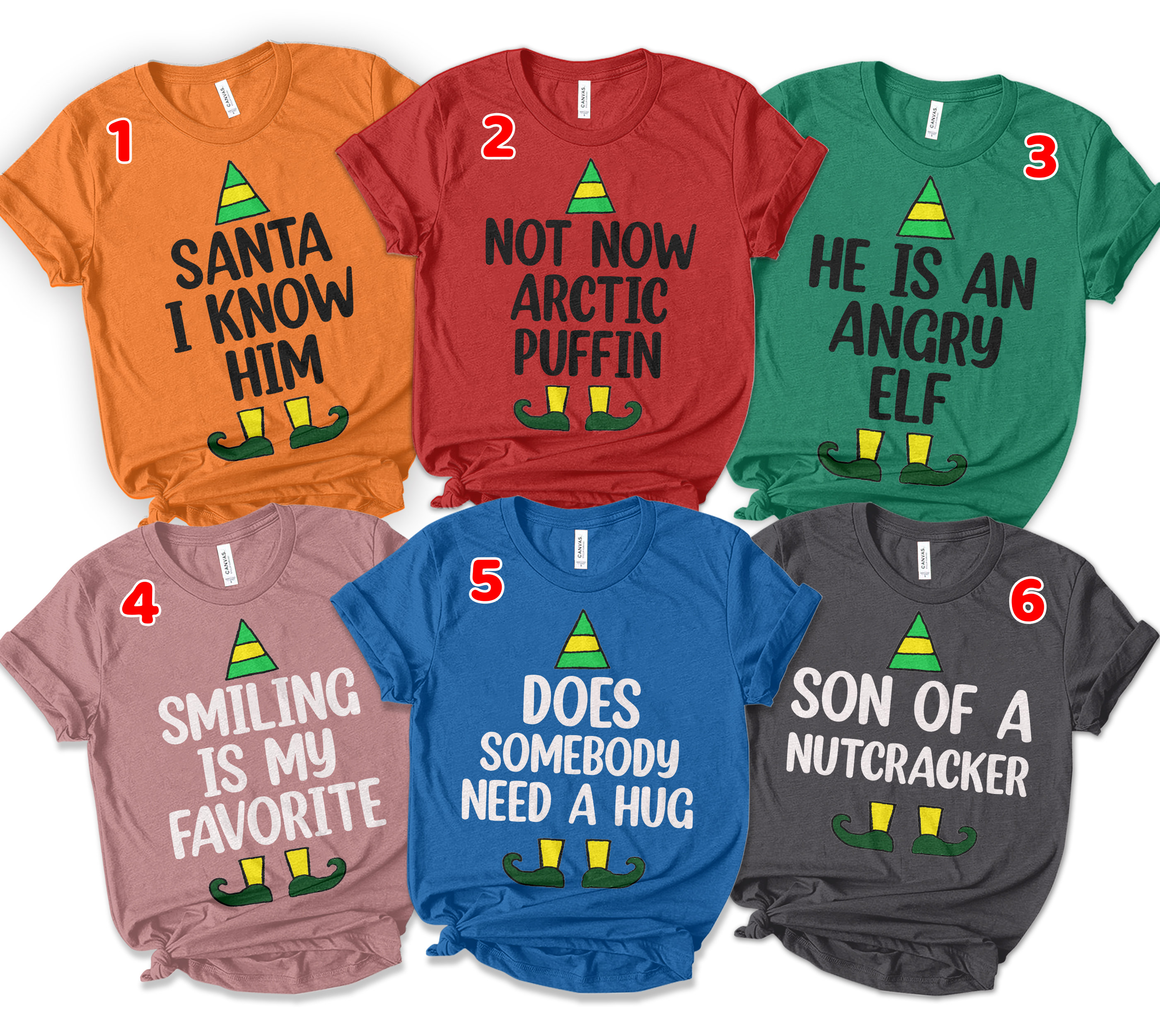 Buddy the Elf Shirts, Elf Movie Quote, Christmas Shirts, Family Chris…