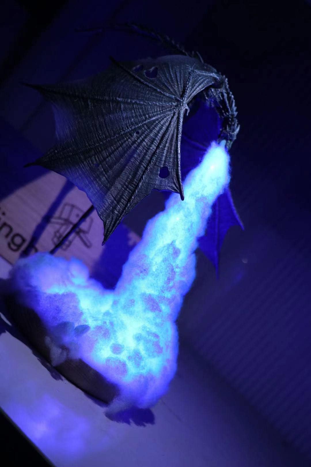 Lampe De Nuit 3D Feu Animalier Dragon Illusion Lampe 7 Couleurs  Modification De La Télécommande Touch Usb & Amp; Lampe Décorative De Jouet  À Piles Pour Des Cadeaux De Filles De Garçons 