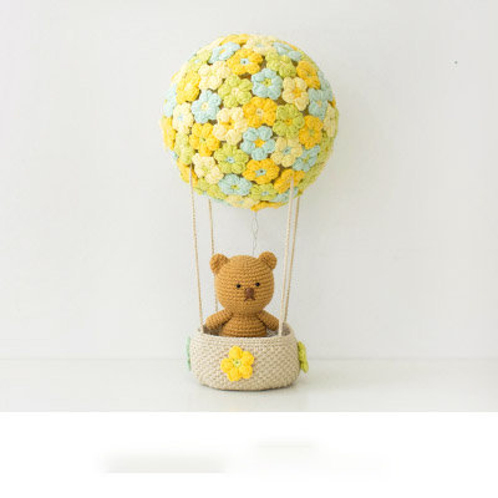 Handmade Gift Hot Air Balloon Lamp/Diy Crochet Yarn Ball Etsy