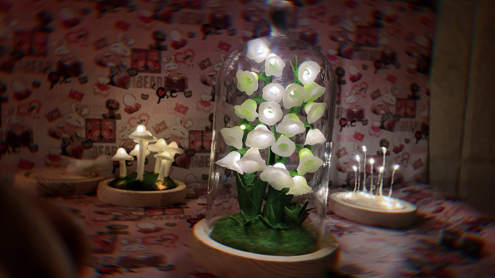 Lily of the valley flower/handmade original night light/gift Etsy