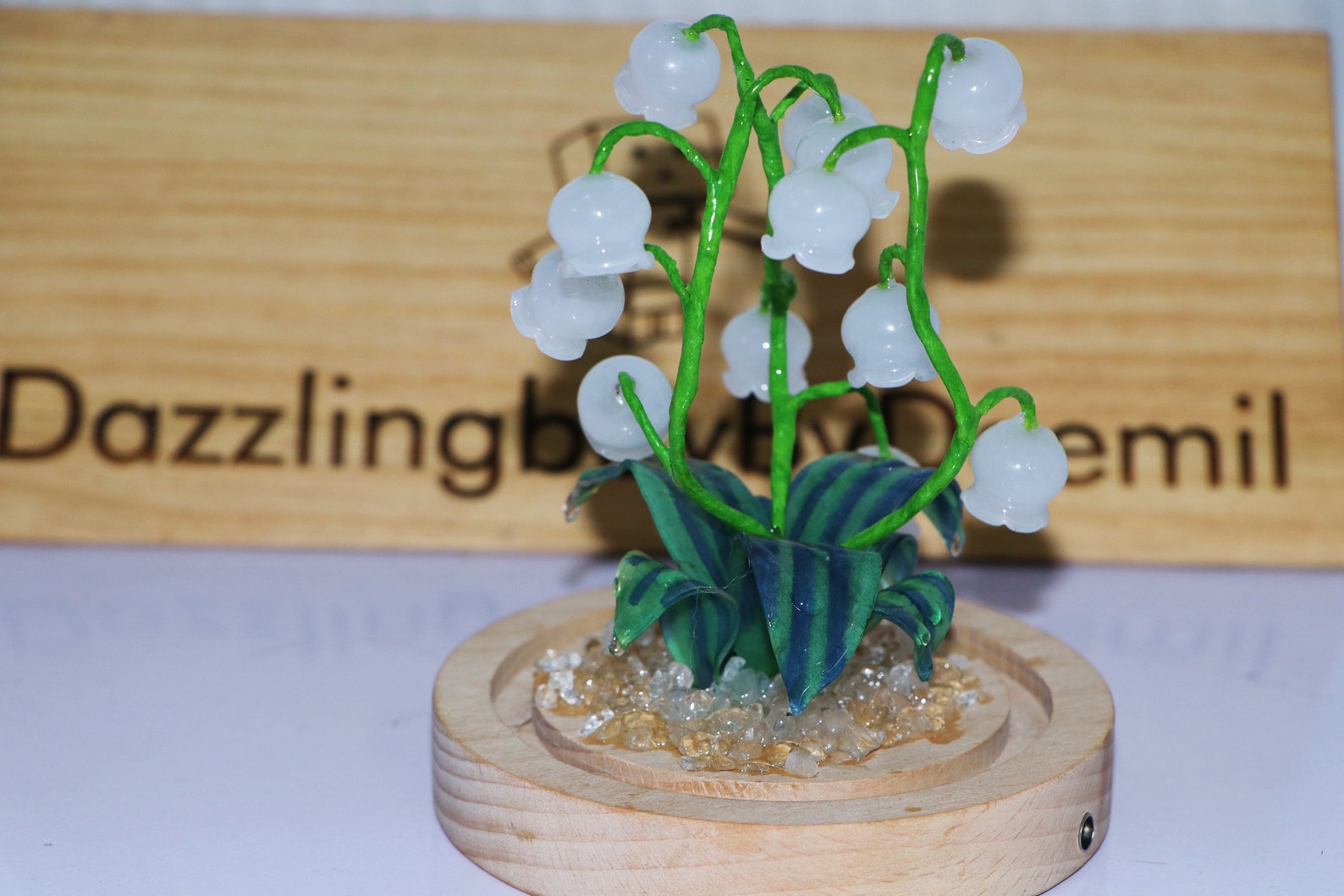 Original Lily of the Valley Lamp Glass Lily of the Valley Etsy