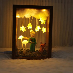 6-inch Little Prince Night Light/Meet the Little Prince/The Little Prince and the Mushroom/Desktop Ornament/Gift Light/Christmas Gift