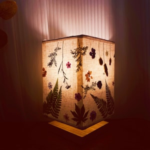 Creative Diy Embossing, Retro Night Light, Pure Natural Plant Light, Personalized Gift, Living Room Decoration