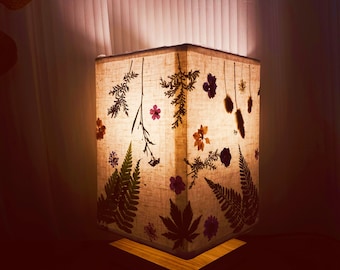 Kreative Diy Prägung, Retro Nachtlicht, reines natürliches Pflanzenlicht, personalisiertes Geschenk, Wohnzimmer Dekoration