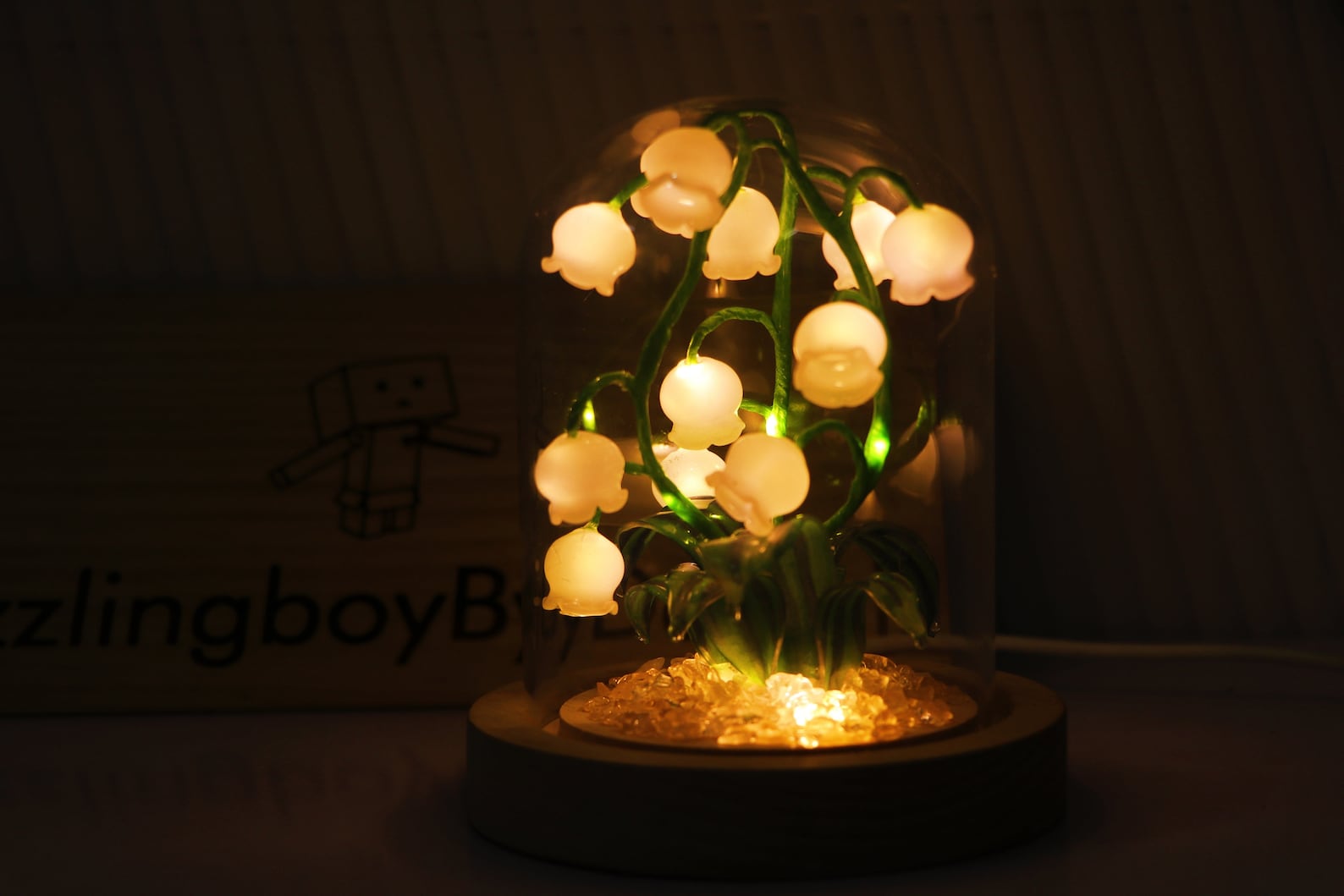 Original Lily of the Valley Lamp Glass Lily of the Valley Etsy