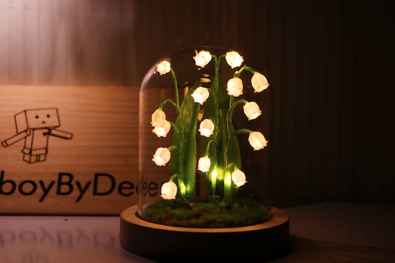 Lily of the Valley Lamp,bell Orchid Night Light,lily of the Valley