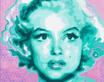 Marilyn Monroe Painting Print