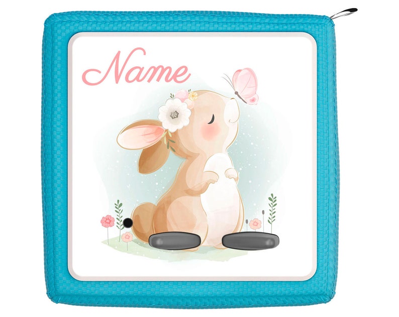 Toniebox protective film can be personalized with a name Bunny with butterfly image 2