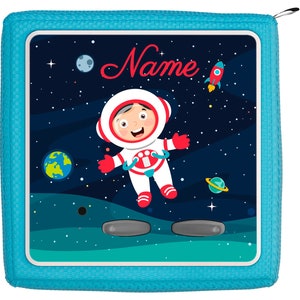 Toniebox protective film with name customizable | Astronaut Child in Space
