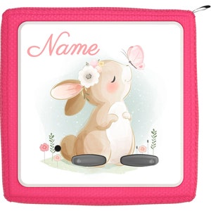 Toniebox protective film with name customizable | Rabbit with butterfly