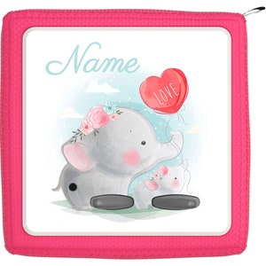 Toniebox protective film can be personalized with name | elephant with balloon