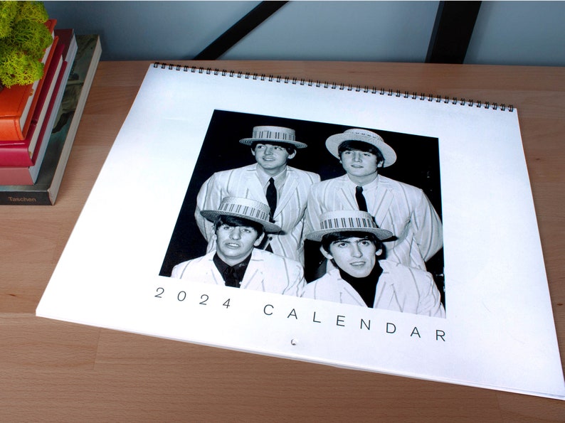 The Beatles 2024 Wall Photo Calendar Etsy