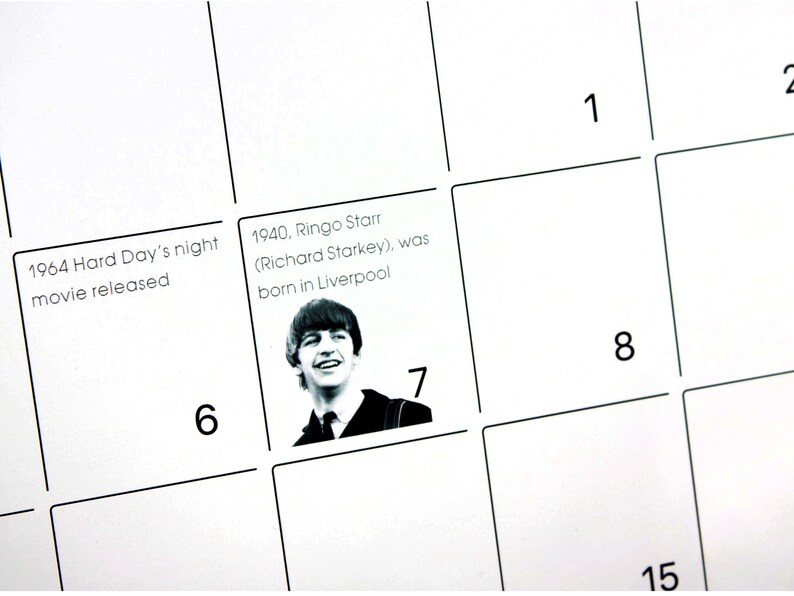 the-beatles-2023-wall-photo-calendar-etsy-new-zealand