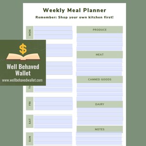 Weekly Meal Planner