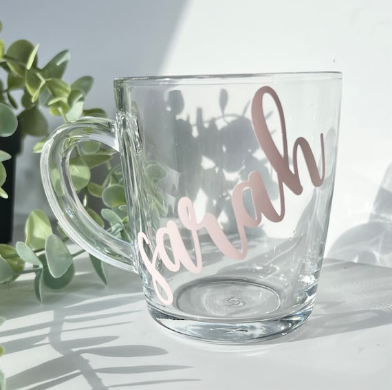 Personalized Name Glass Cup