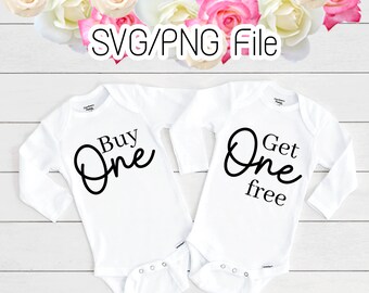 Download Free Twin Boy Onesies Svg Etsy SVG Cut Files