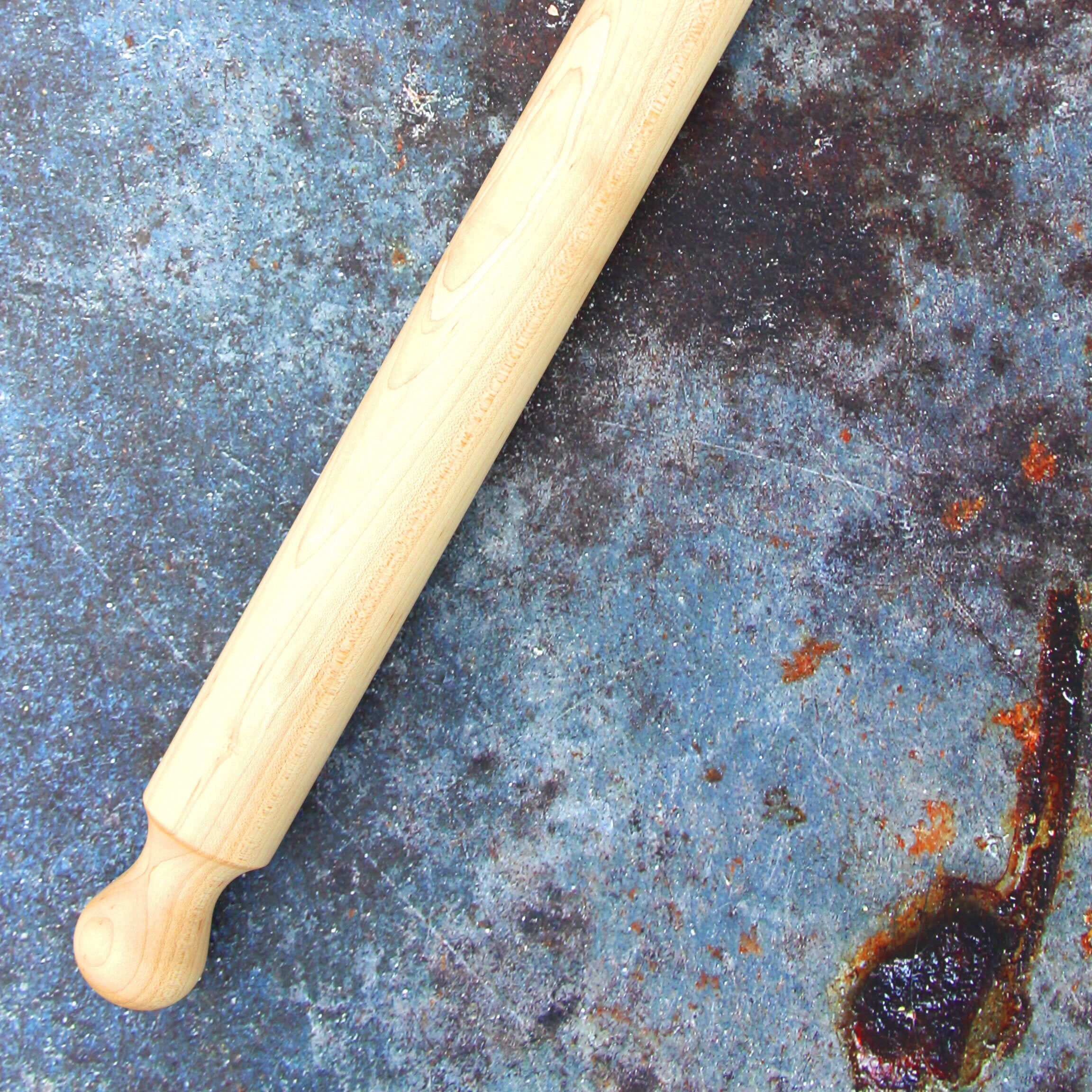 36 Pasta Rolling Pin Italian Mattarello Maple Hand Etsy