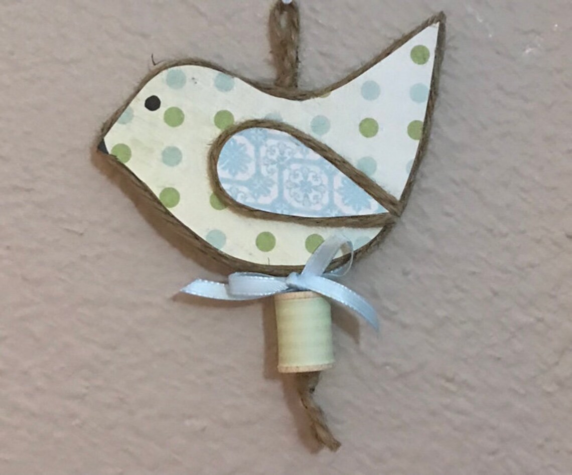 Hanging Bird Decoration Etsy