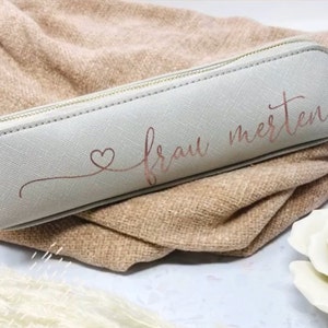 Personalisiertes Mäppchen Name - Geschenk Einschulung - Federmäppchen - Stifteetui - Geschenk - Lehrer Abschiedsgeschenk - Schule