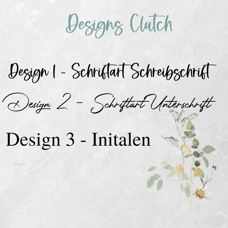 AUSVERKAUF Clutch rosa Handtasche personalisiert mit Namen und Herz oder Initialen, 3 Designs zur Auswahl Schriftfarbe wählbar Bild 7