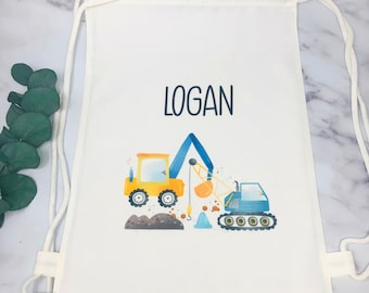 Gym bag, change of clothes, school, start of school, daycare, kindergarten, boys - personalized - new designs