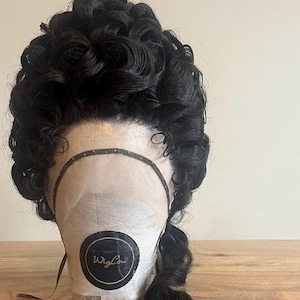 18th Century style lace front wig| Made to order| Cosplay| Fancy dress| Drag| Party