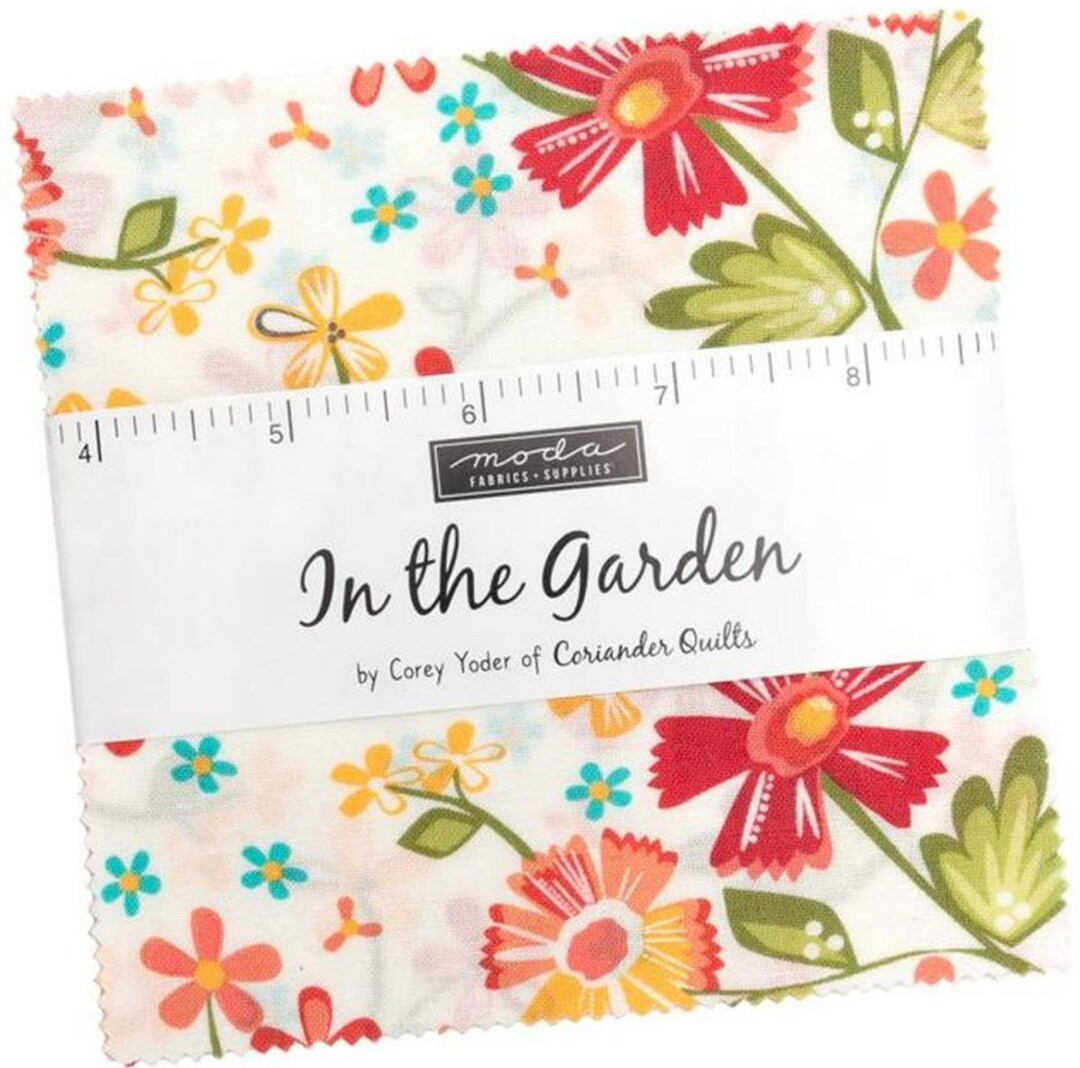 In the Garden by Corey Yoder Charm Pack 42 5-inch Precut Fabric Quilt ...