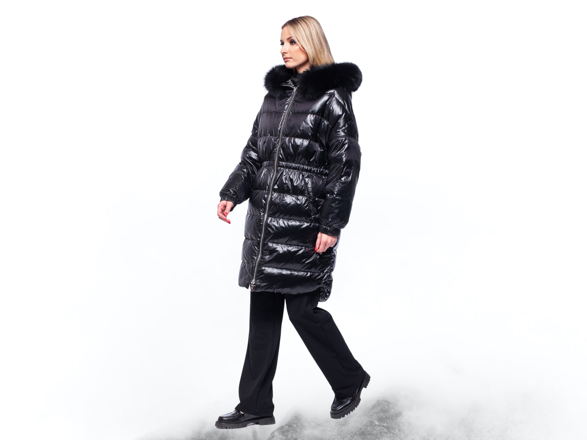 Fur SchÃ¶ffel Winterjacke Damen Schwarz Puffer Jacket SchÃ¶ffel - Main Image