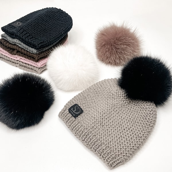 Fur Pom Pom - Etsy