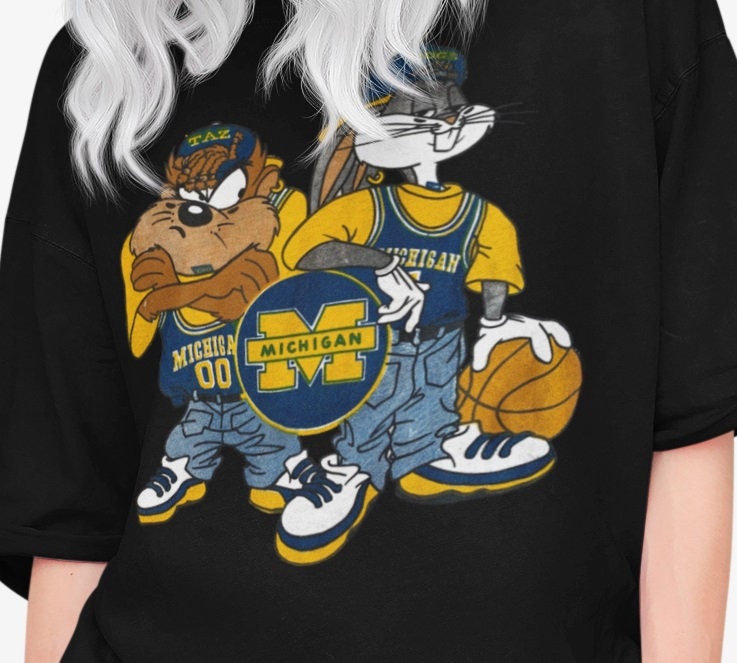 Vintage Michigan Wolverines Looney Tunes Shirt University of | Etsy Ireland