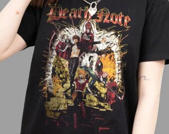 acsefire Anime Death Note Tuta Casual T-Shirt Manica Corta da Uomo e Pantaloni da Jogging Abbigliamento Sportivo 2 Pezzi//Set Death Note L·Lawliet Set Cosplay