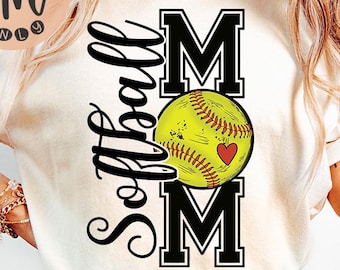 Softball Mom Sublimation, Funny Softball Mom Png, Trendy Softball Mom Png, Softball Season Png, Retro Softball Png, Softball Game Day Png