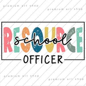 School Resource Office Back to School PNG, SRO Sublimation Design Download, School Resource Office Team, School Resource Office Crew PNG