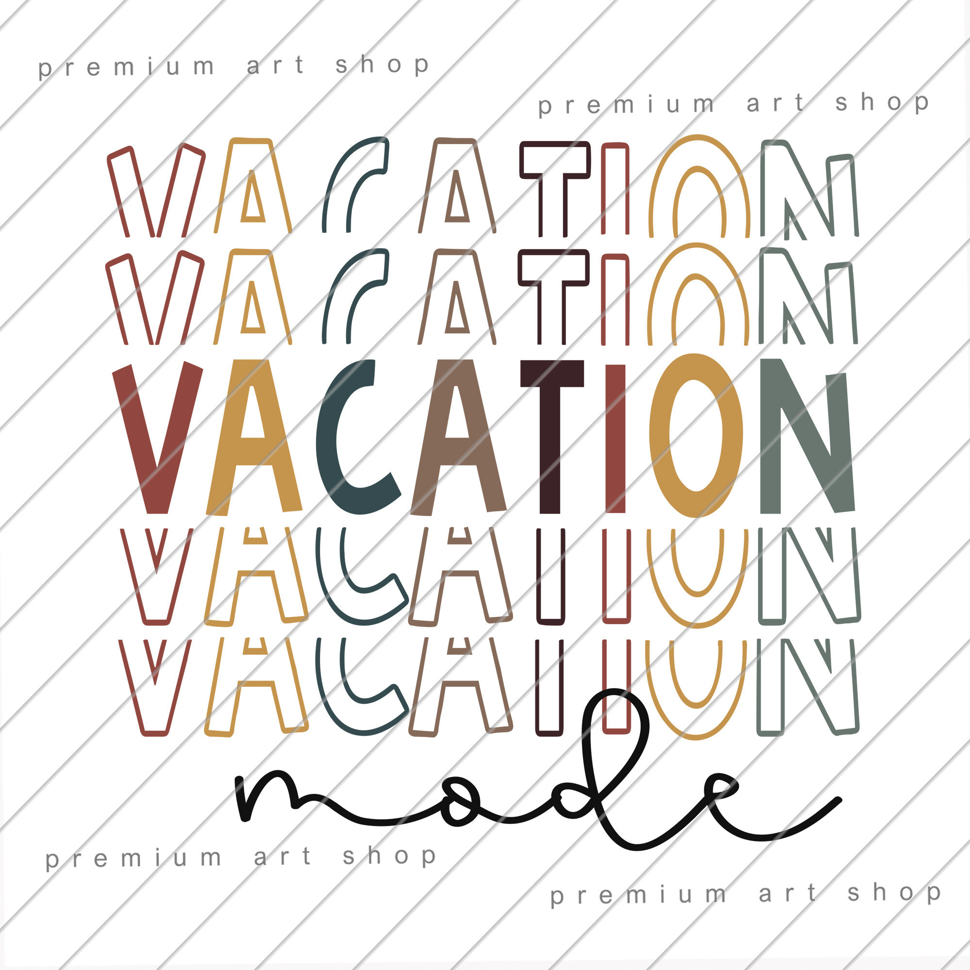 Vacation Mode PNG Vacation Mode Sublimation Design Download Etsy