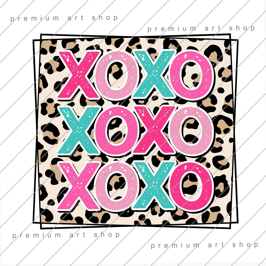 Xoxo Valentine PNG, Xoxo Valentines Day Sublimation Design Download ...